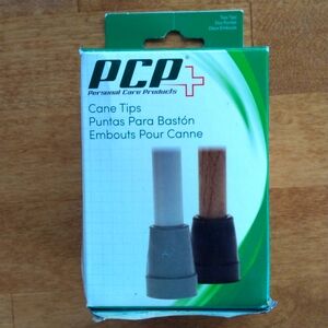 PCP walking cane rubber tip 3/4"  2-pack